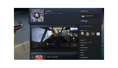 war thunder steam chart