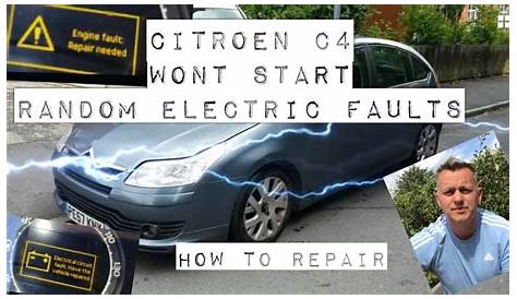 Citroen C4 Wont Start, Electrical Circuit Fault, Parking Brake Fault