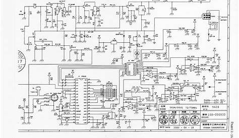 T6YG-72 T6YG Radio Control System Schematics Circuit Futaba