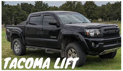 2nd Gen Toyota Tacoma Lift Install OVERLAND BUILD! - YouTube