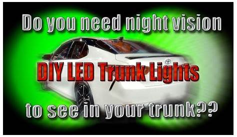 Toyota Camry Trunk Light LED Conversion - YouTube
