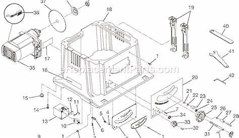 ryobi 10 inch table saw switch wiring diagram