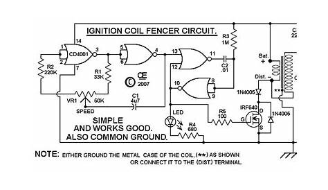 electric fence tester circuit diagram