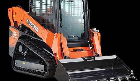 2014 KUBOTA SVL75 A/C CLOSED CAB TRACKED SKID STEER LOADER WITH A 4 IN