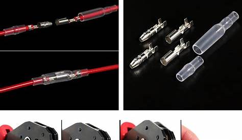 Set of 4 "Bullet" Wire Connectors 3.5mm
