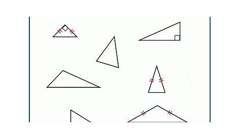 angles of triangles worksheet