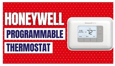 Honeywell Home Home RTH6360D1002 Programmable Thermostat - YouTube