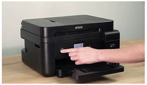 Epson WorkForce ET-4750: Cleaning the Printhead - YouTube