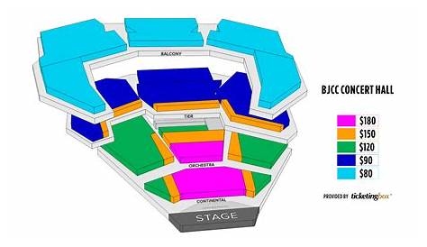 Birmingham BJCC Concert Hall Seating Chart