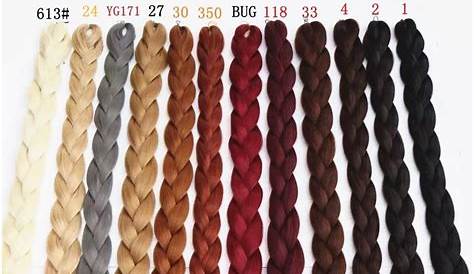 xpression braiding hair colors chart