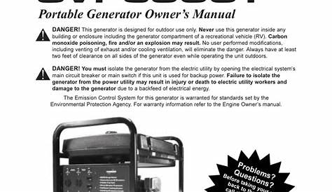 generac home generator installation manual