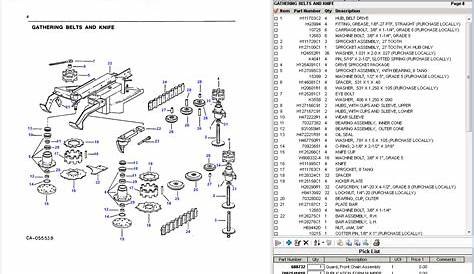 new idea 5407 disc mower parts diagram