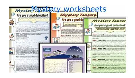 solve the mystery worksheet