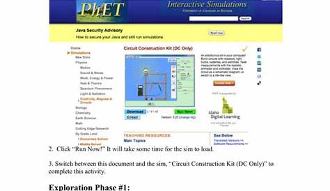Circuit Construction Kit_phet