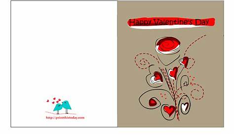 Free Printable Valentine’s Day Greeting Cards