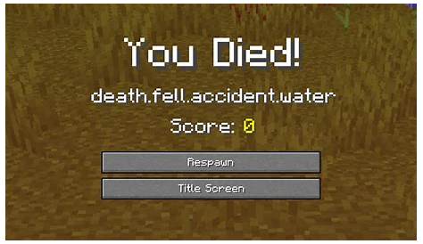 Death Messages Minecraft