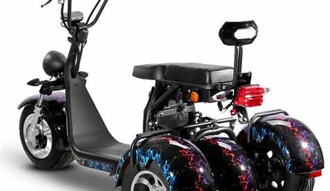 EEC 3 wheel electric motorcycle Adult Double seats Motor 1500W Power