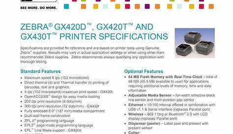 zebra gx430t manual