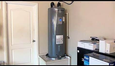Rheem Water Heater Installation - YouTube