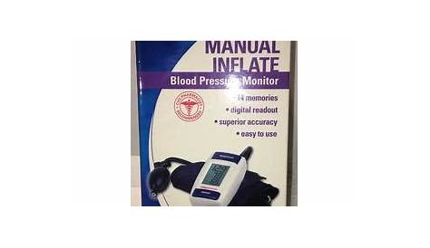 CVS Pharmacy CVS MANUAL Inflate Blood Pressure Monitor BPA50