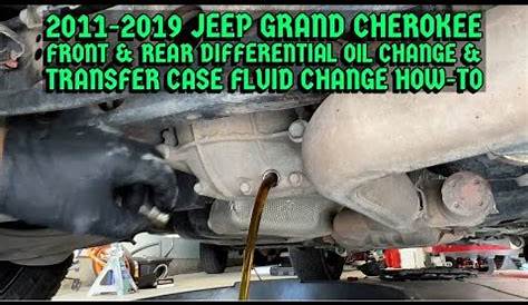 2018 Jeep Grand Cherokee Front & Rear Differential Oil Change