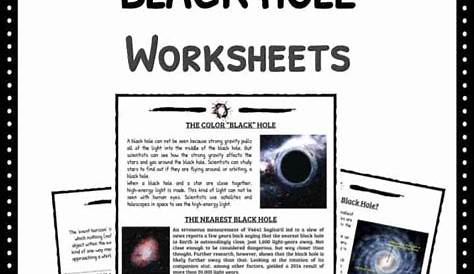 holes worksheets