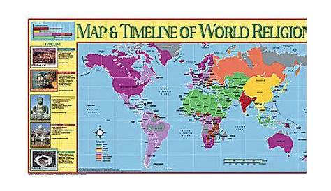 Map & Timeline of World Religions Poster | Social Studies Stuff