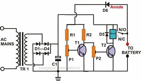battery charging regulator circuit diagram