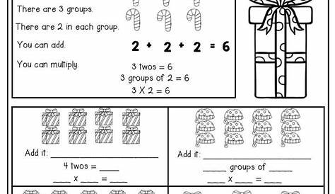 repeated addition worksheets