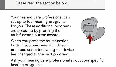 Custom hearing aid operations manual