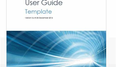 User Guide Tutorial | Technical Writing