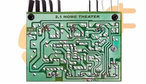 Buy TDA2030 3 TR 2.1 Home theater 60 watt audio amplifier circuit board