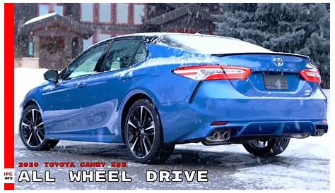 2020 Toyota Camry XSE AWD Blue Streak Metallic All Wheel Drive - YouTube