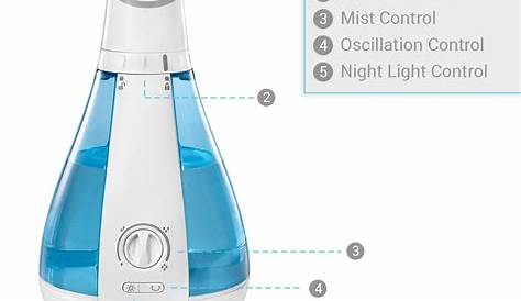 Homedics Humidifier Total Comfort Clean Light - lajollaprogramuk