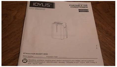 Lowe's Idylis 10,000 BTU A/C Instructions (Model: 0146709) - YouTube