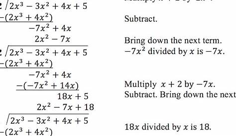 Polynomial Long Division - Easy Way To Divide Polynomials