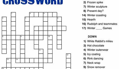 make a crossword puzzle free printable