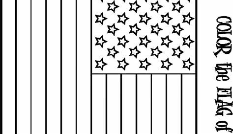 United States Flag Coloring Page | crayola.com