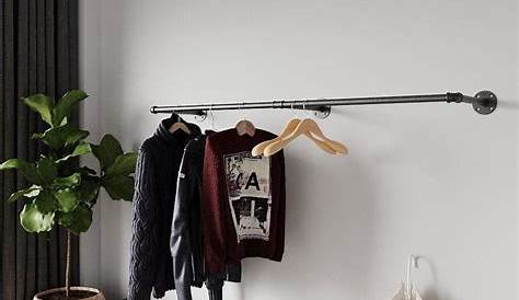 Wall Mounted Clothes Rail Ikea / RackBuddy Joey - Wall-mounted clothes
