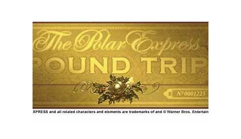 printable polar express golden ticket