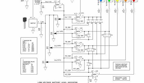 low battery indicator circuit diagram