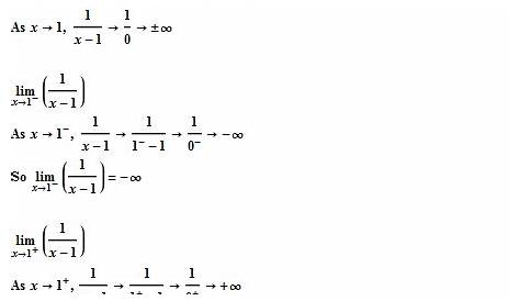 limits algebraically worksheet