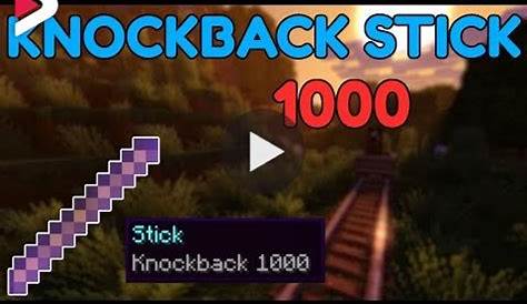 Minecraft Bedrock How to Get a Knockback 1000 Stick | Bedrock Command