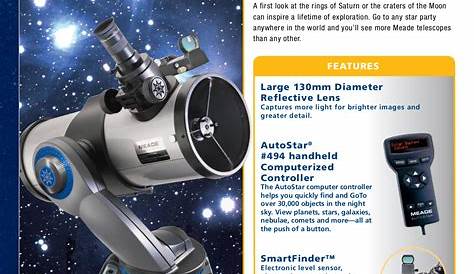Download free pdf for Meade DS-2130 Telescope manual