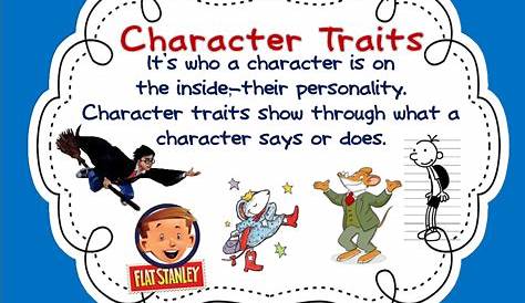 character traits definition 2nd grade
