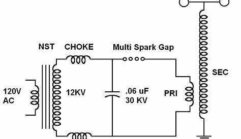 musical tesla coil circuit diagram