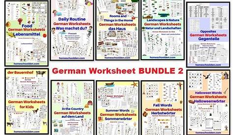 german practice worksheet
