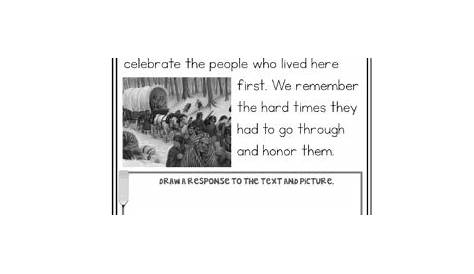indigenous peoples day worksheets