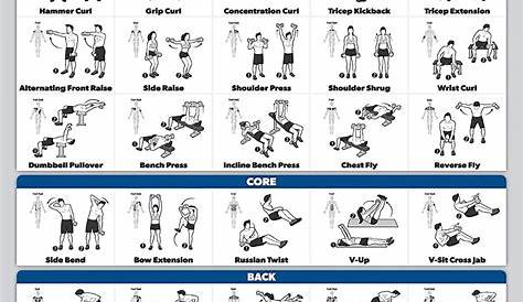 printable marcy home gym workout routine