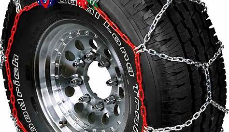 zt741 tire chains size chart